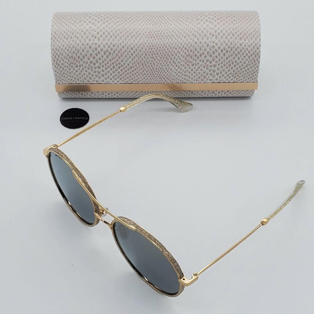 BRAND NEW Jimmy Choo Leni/F/S Glitter Sunglasses - Picture 7 of 11
